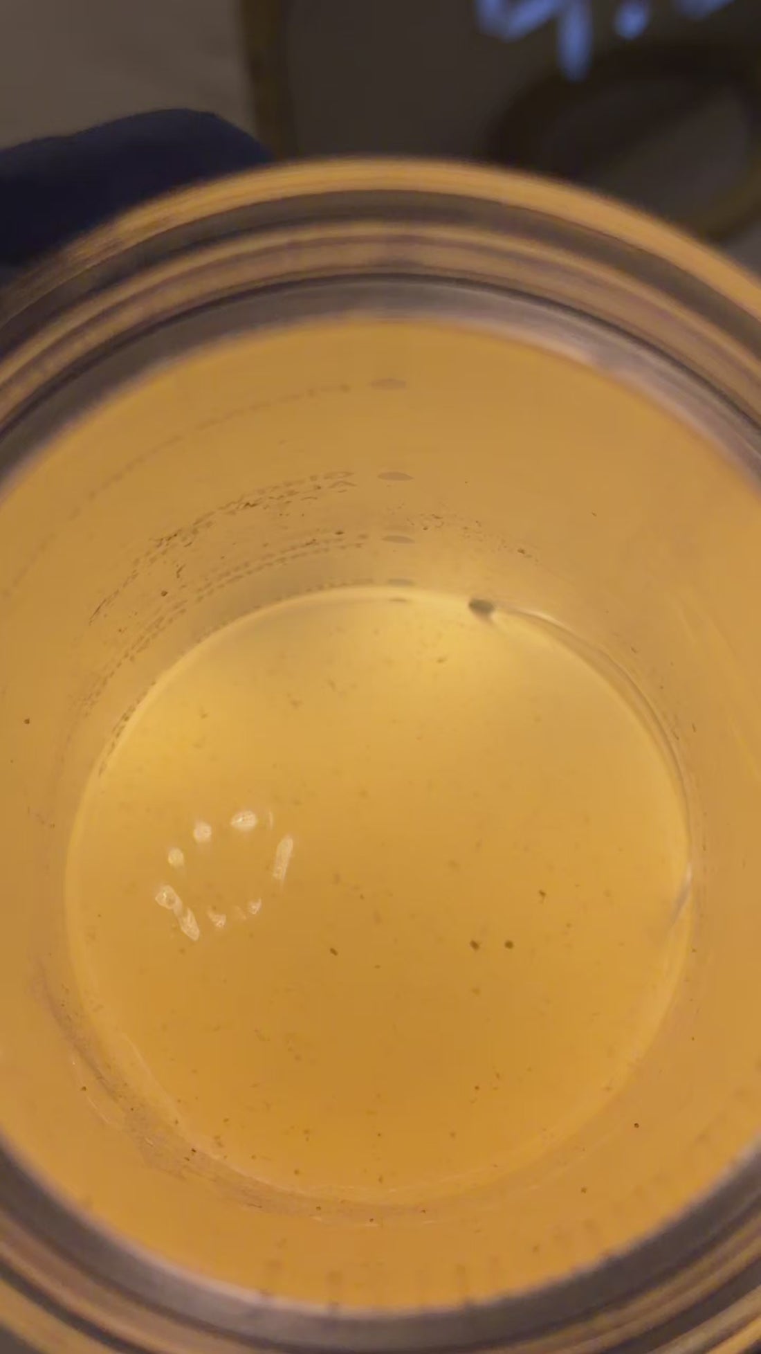 Hydrafacial being performed on a Male at Kleydman Dermatology, Shows the gunkie jar after treatment.